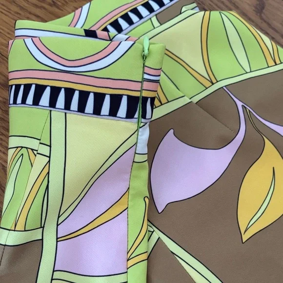 Zara Multicolor pucci Striped Shorts skort - Picture 4 of 4